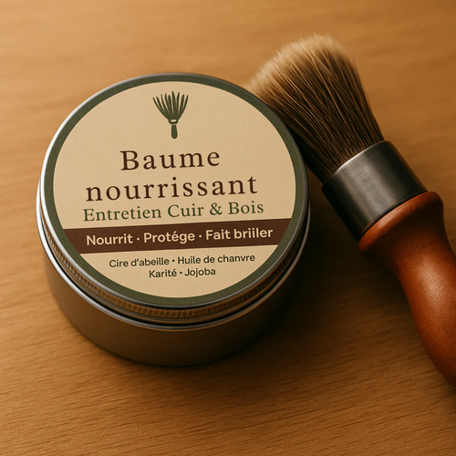 Baume nourrissant pour cuir