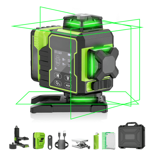 Niveau laser 4D 360° haute précision pour travaux