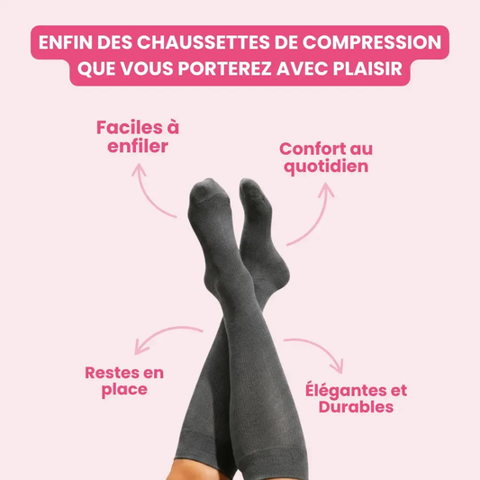 Chaussettes de Compression Confort+