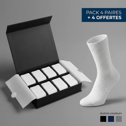 Chaussettes Mi-Haute en Fibre de Bambou Premium