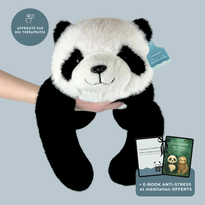 Peluche Panda Relaxante avec Bras Lestés