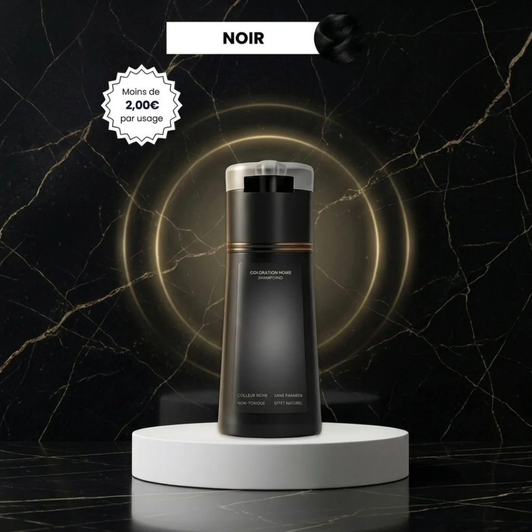 Sofort-Färbe-Shampoo für weiße und graue Haare