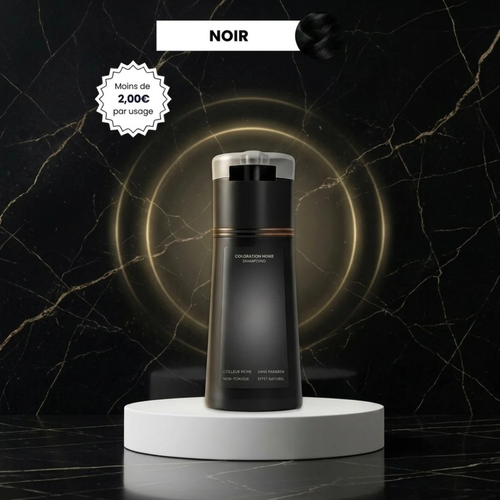 Sofort-Färbe-Shampoo für weiße und graue Haare