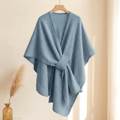 Langer Poncho-Schal für Damen