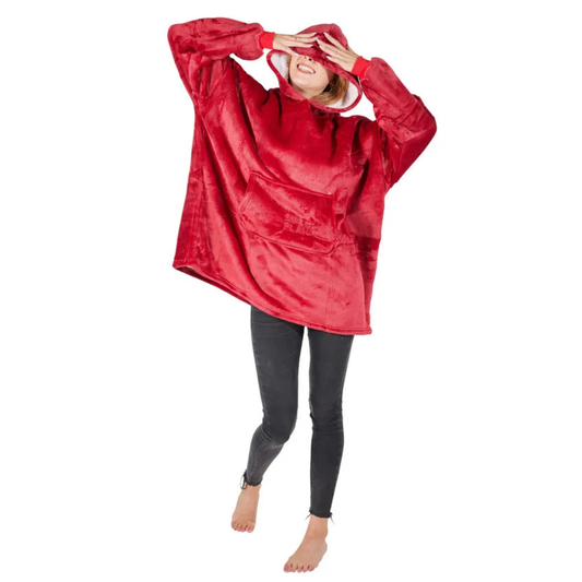 Plaid à capuche ultra-doux