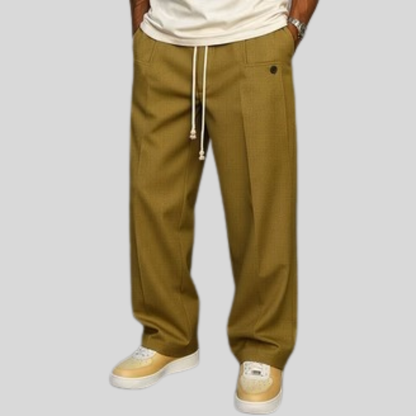 Pantalon ajusté à cordon