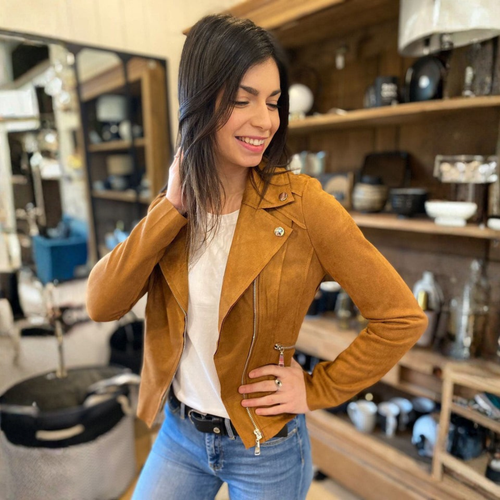 Weiche Lederjacke für Damen