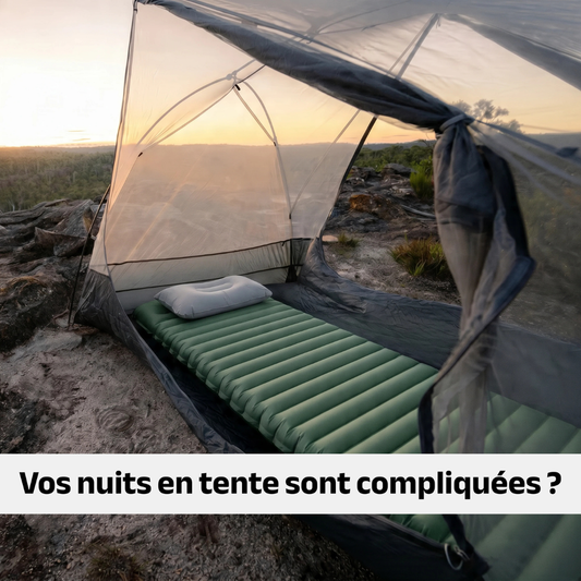 Kompakte und bequeme aufblasbare Campingmatratze