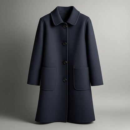 Manteau long en laine élégant