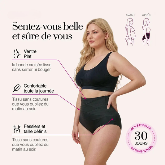 Culotte Gainante Taille Haute Sans Couture