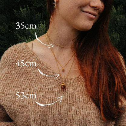 Pendentif cœur en ambre