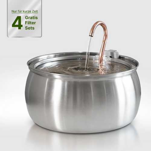 Edelstah-Katzenbrunnen