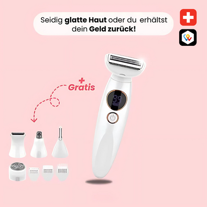 Hautschonender 5-in-1 Rasierer für empfindliche Zonen