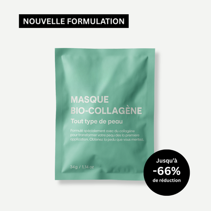 Bio-Gesichtsmaske mit Kollagen