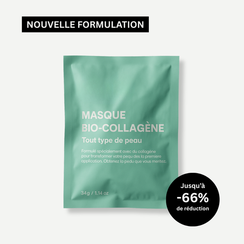 Bio-Gesichtsmaske mit Kollagen