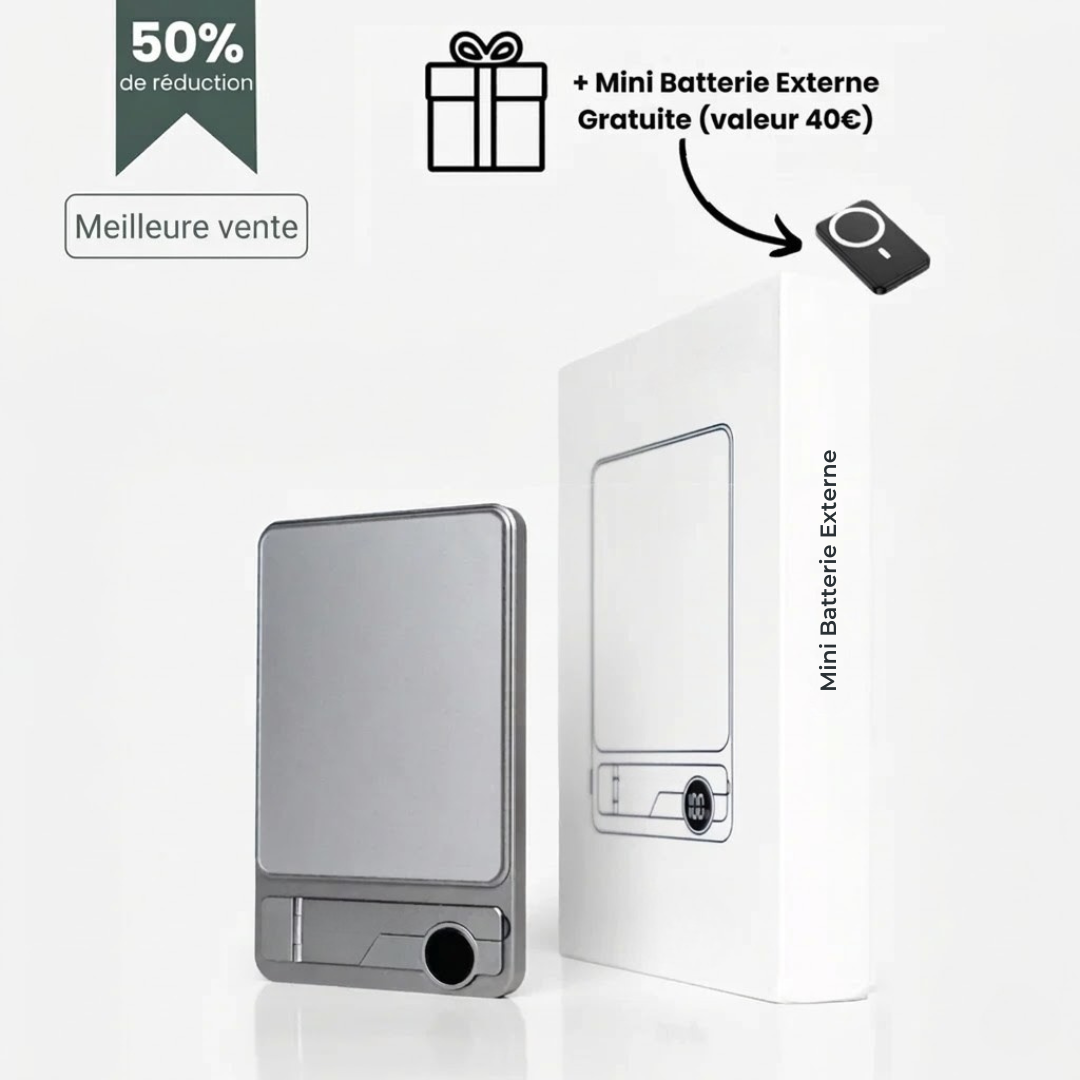 Ultrakompakte externe Mini-Powerbank