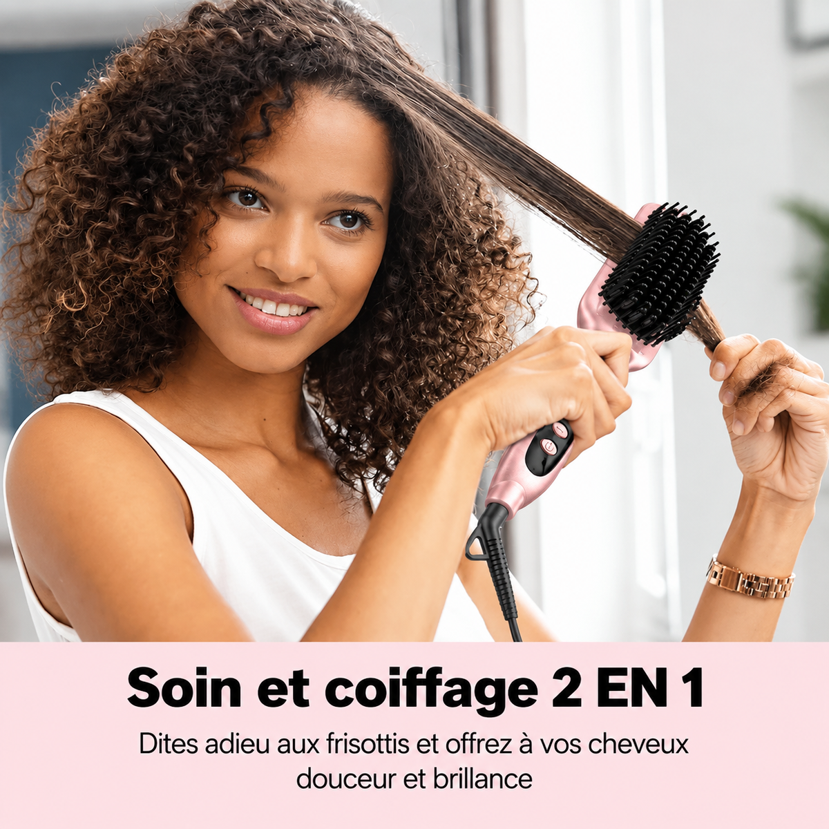 Brosse Lissante Chauffante