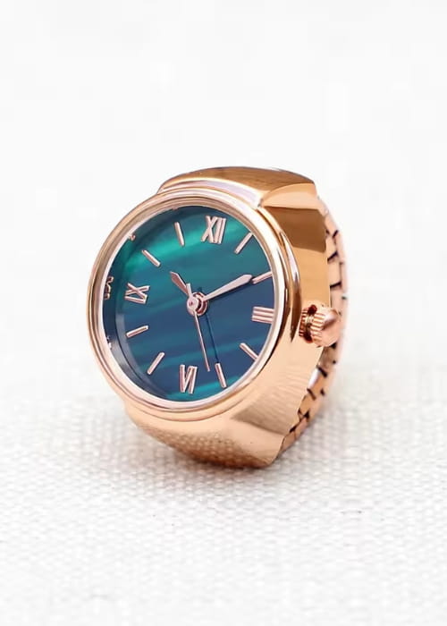 Bague Montre - Jade Noble