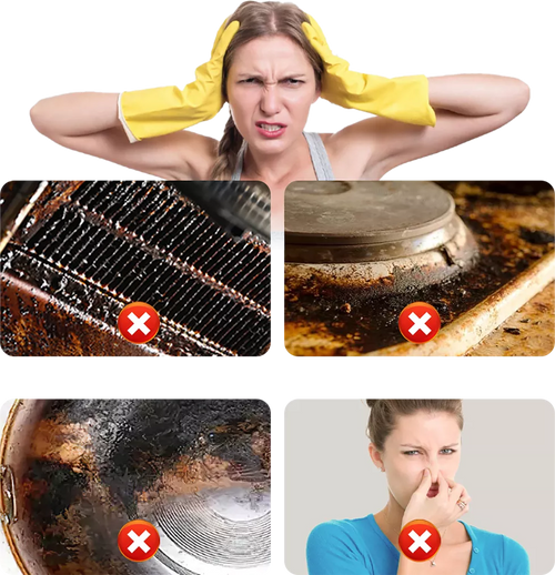 Kitchen cleaner-Nettoyant dégraissant en mousse pour cuisine