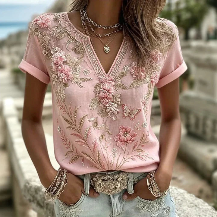 Blouse Fleurie Femme Élégante
