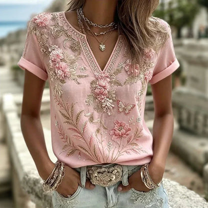 Blouse Fleurie Femme Élégante
