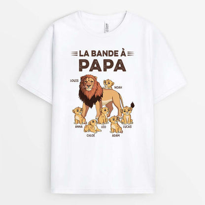 La Bande à Papa Lion - Cadeau personnalisé | T-shirt pour homme