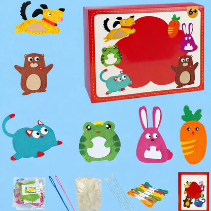 Kit de Couture Animaux en Feutrine pour Enfants