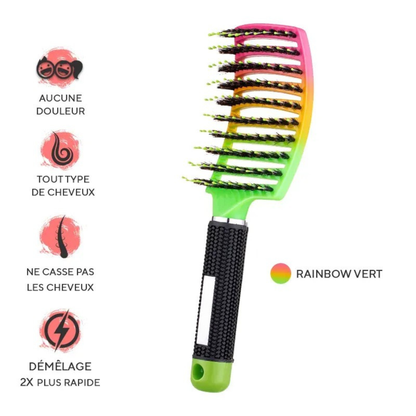 Entwirrende Bürste gegen Haarbruch