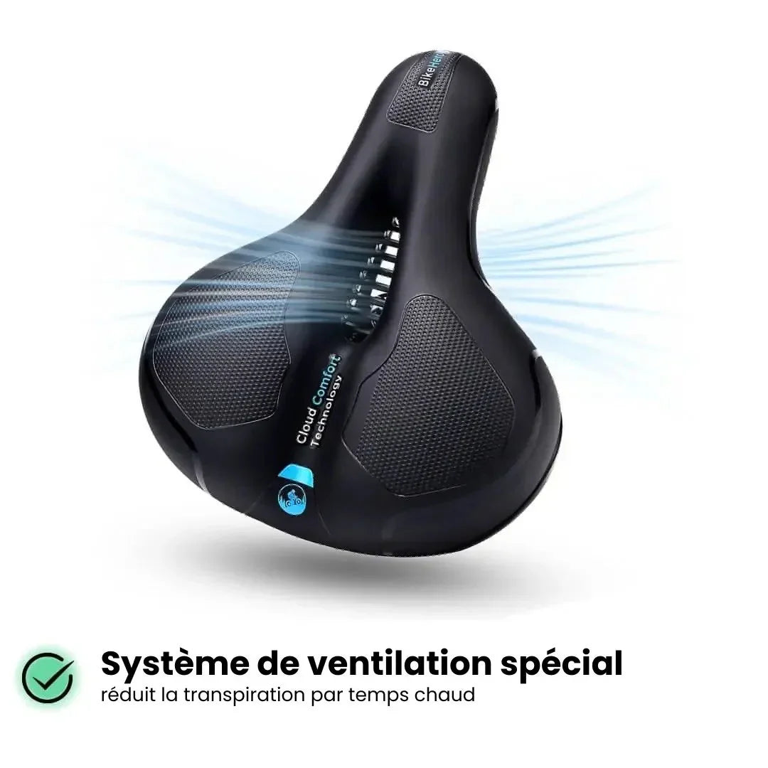 Selle de vélo ultra-confortable pour réduire les douleurs