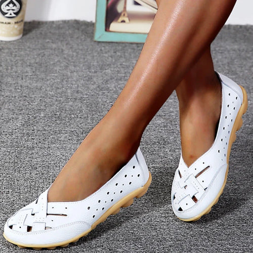 Mocassins Femme Respirants à Semelle Souple