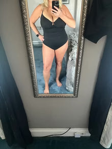 Body sculptant gainant à fines bretelles