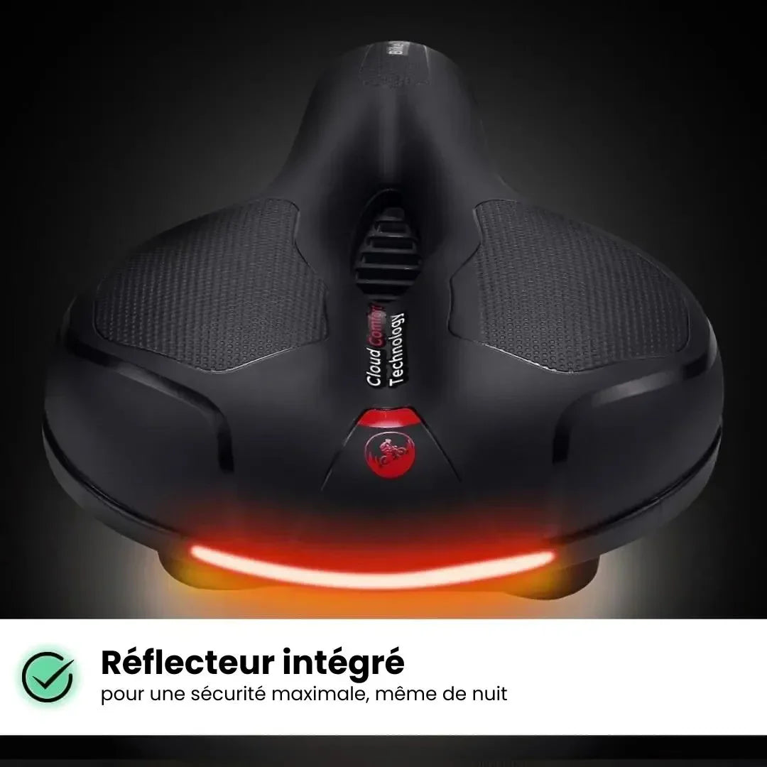 Selle de vélo ultra-confortable pour réduire les douleurs