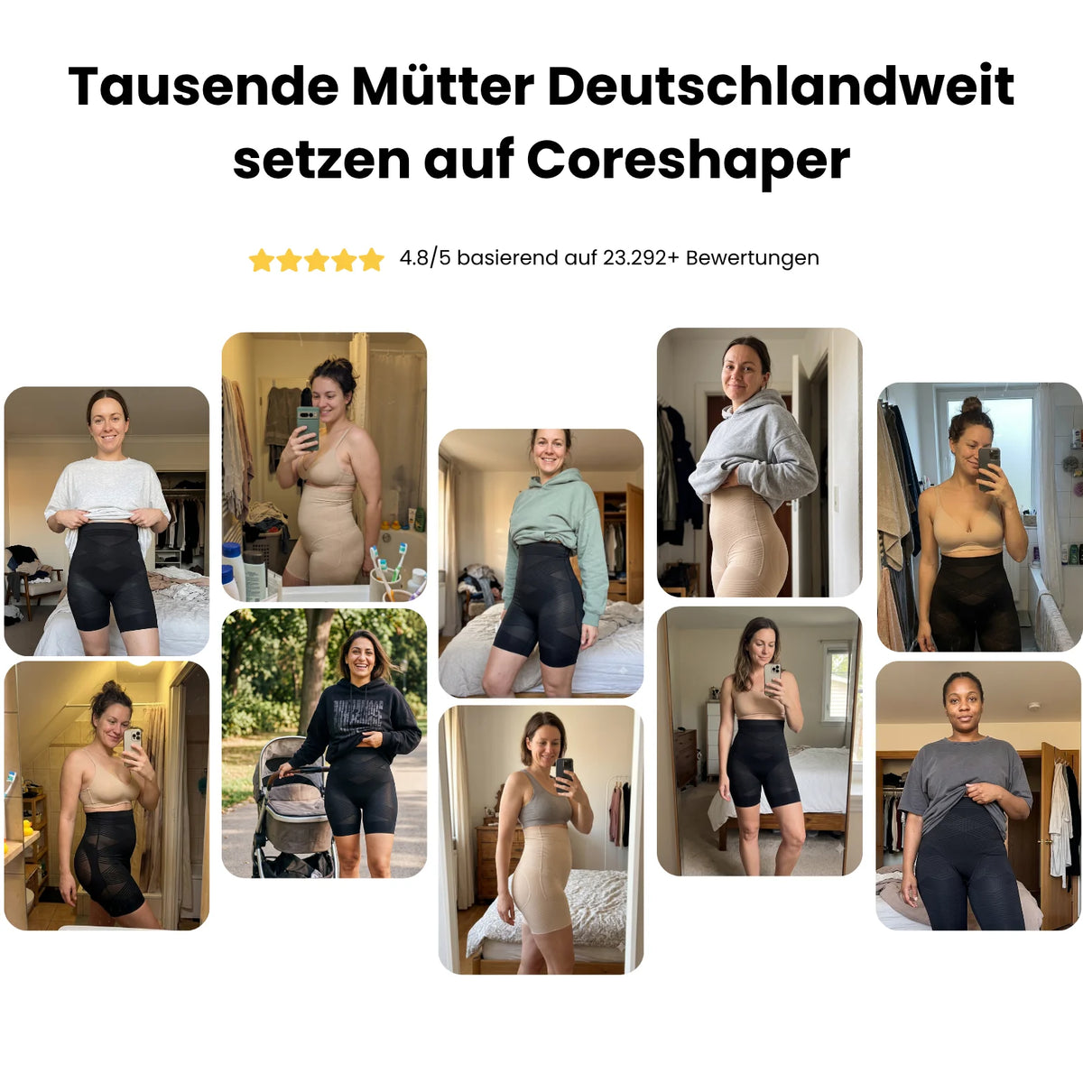Formende Shorts für die Zeit nach der Geburt
