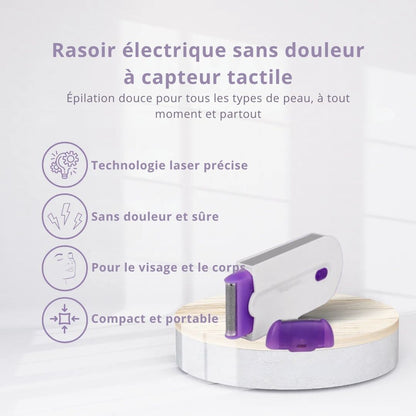 Rasoir électrique indolore pour une épilation douce et efficace