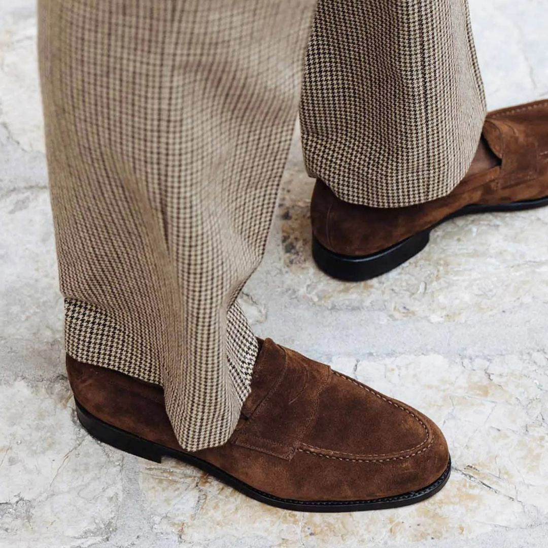 Elegante Herren-Leder-Mokassins