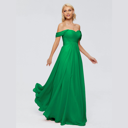 Robe de Demoiselle d'Honneur Élégante à Bretelles