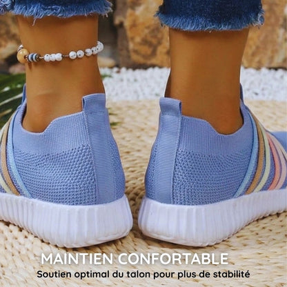 Sneakers sans lacets légères et respirantes