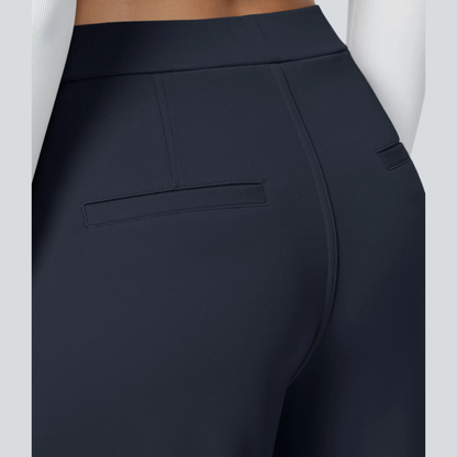 Pantalon fluide taille haute femme