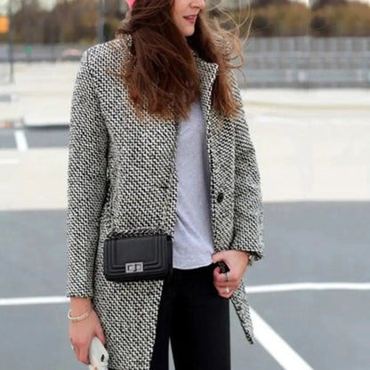 Cheska | Longue veste en laine