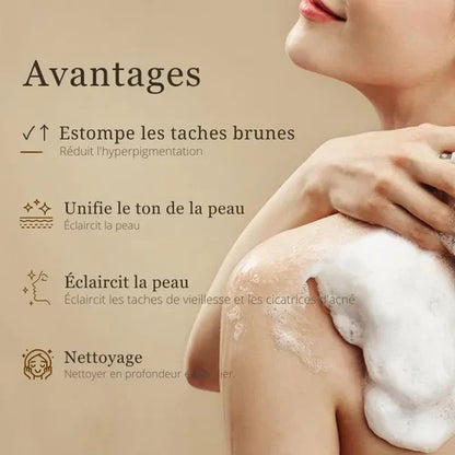 Savon Nettoyant au Curcuma - PureGlow™