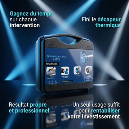Ébavureur rotatif PVC