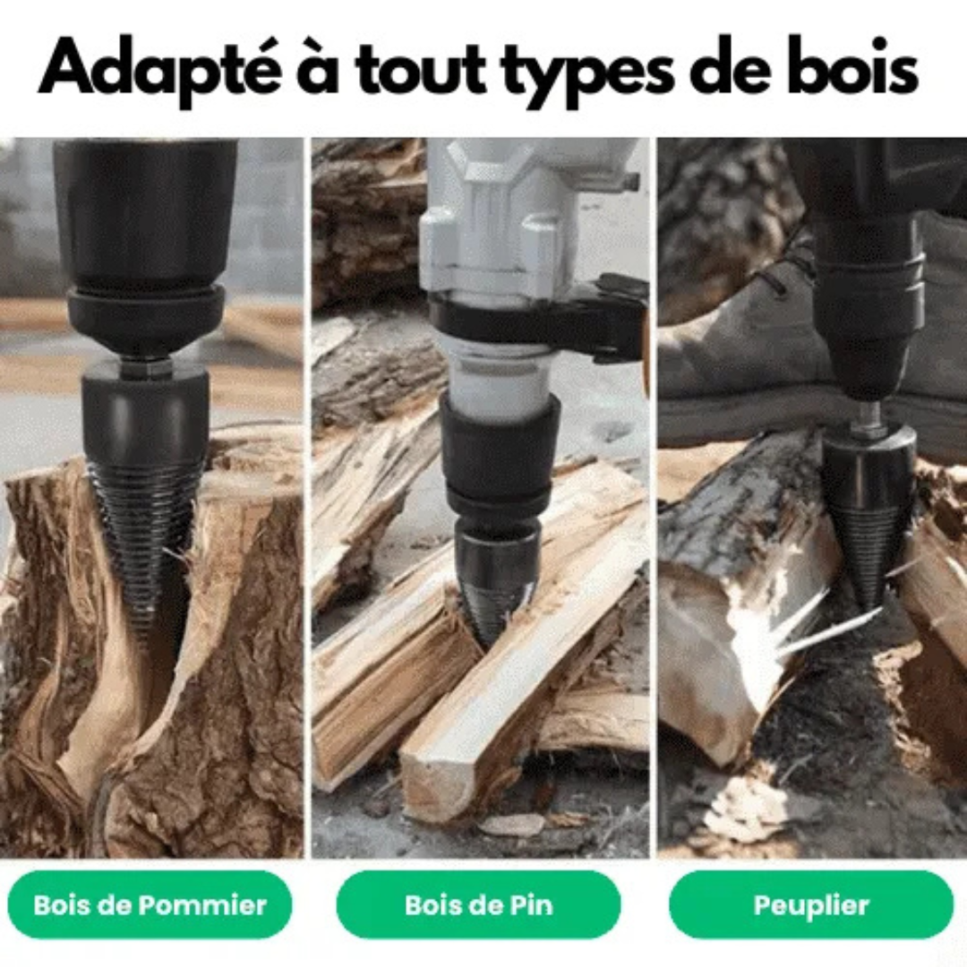 Fendeur de bûches à spirale