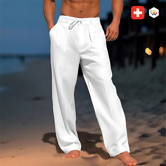 Pantalon en lin homme
