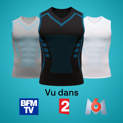 T-shirt de compression pour une posture améliorée et ventre plat