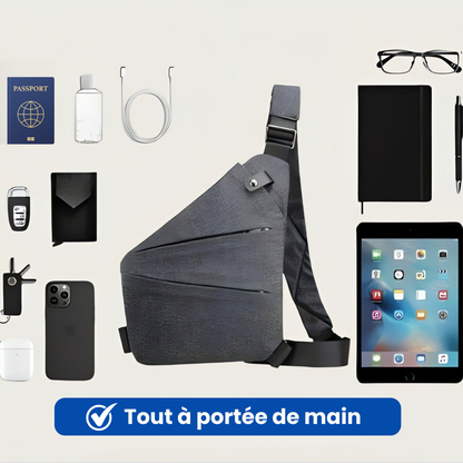 Sac Bandoulière Anti-Vol avec RFID