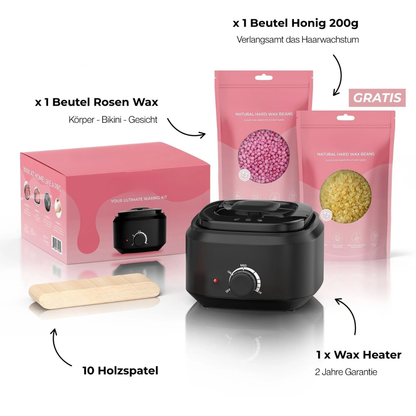 Kit de cire douce pour une peau lisse