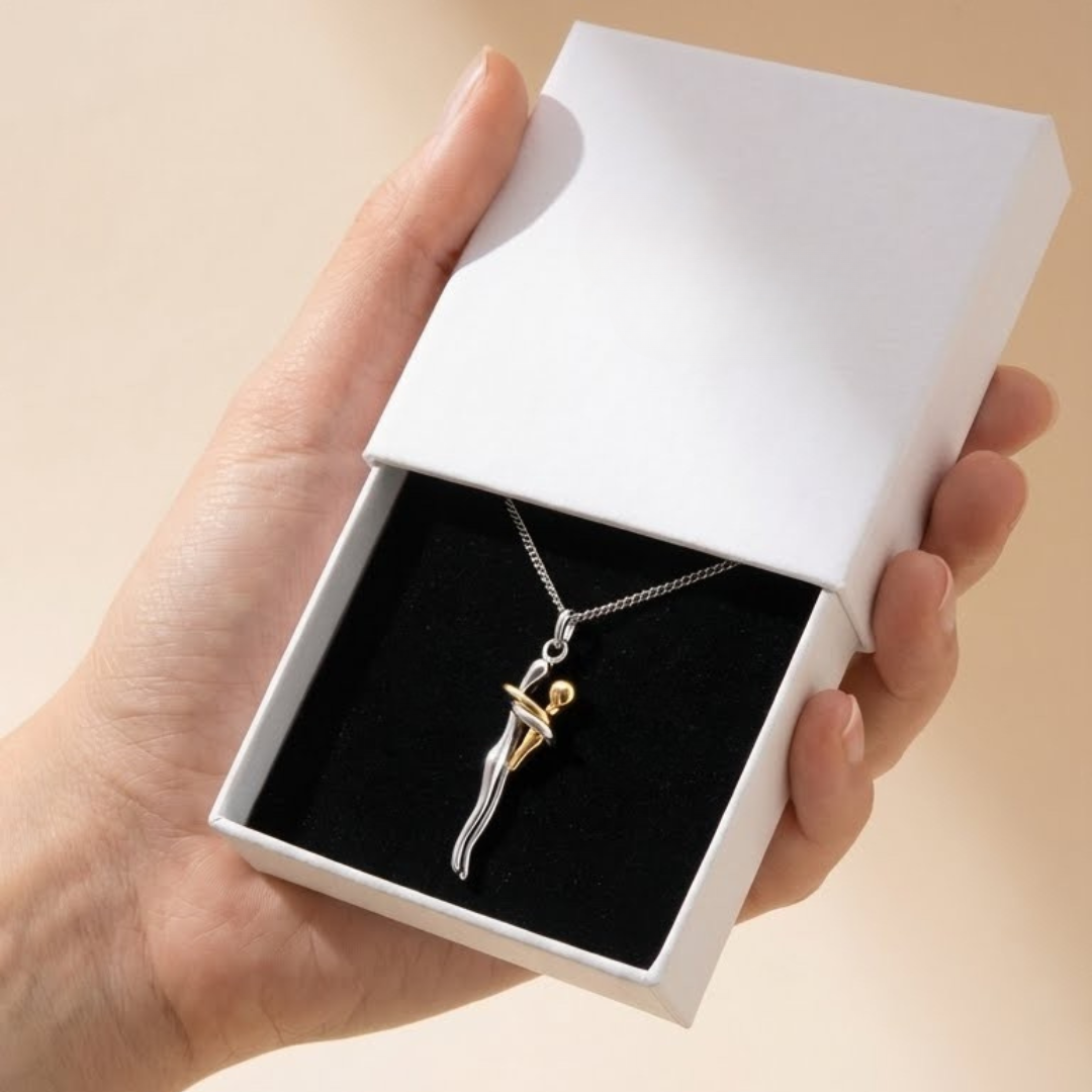 Halskette „Étreinte Élégante“ (Elegante Umarmung)