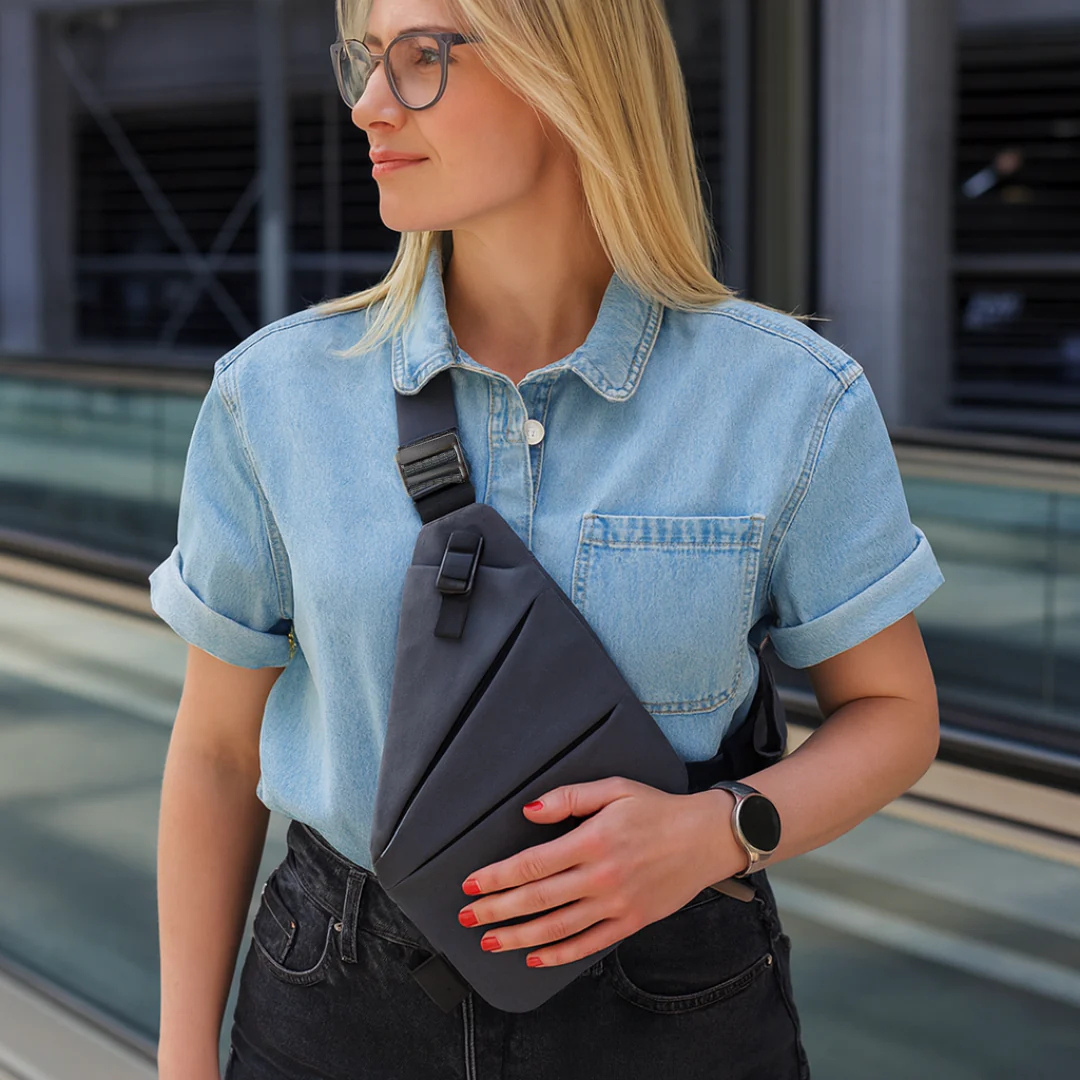 Ergonomische Diebstahlschutz-Tasche