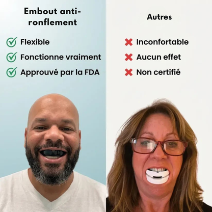 Embout anti-ronflement confortable