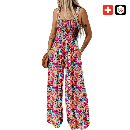 Combinaison imprimée bohème femme